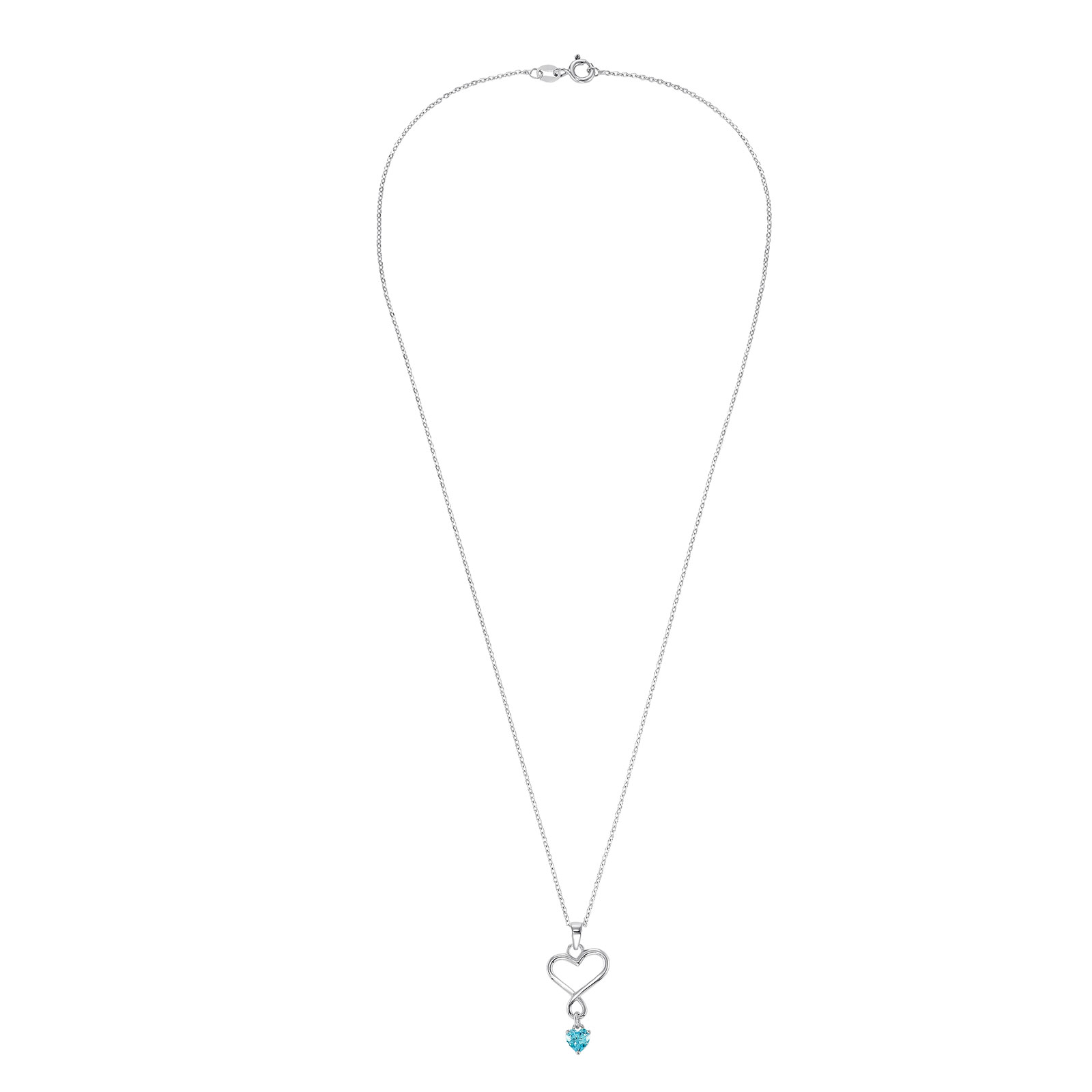 Silverhalsband, singaporekedja - 45 cm / 1,5 mm