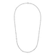 Silverhalsband, singaporekedja - 42 cm / 2 mm