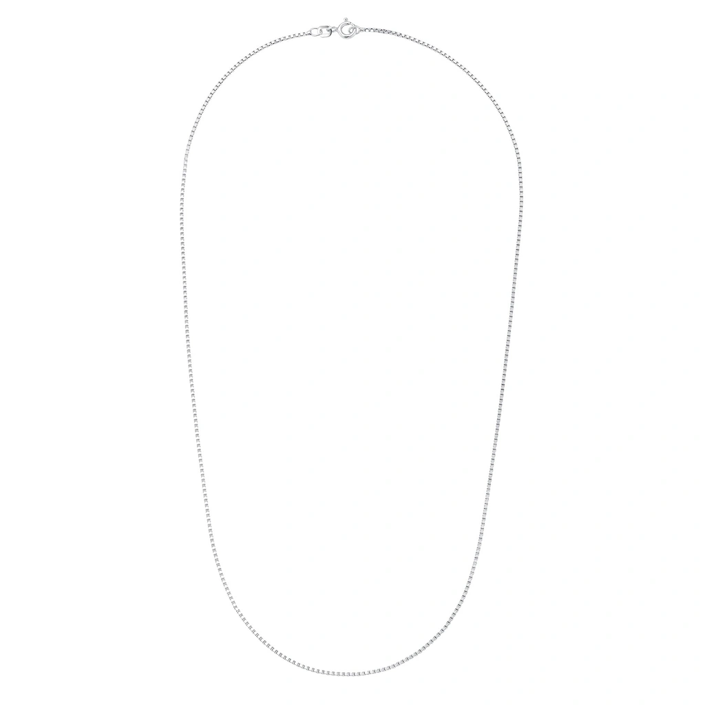 Silverhalsband, venezialänk - 50 cm / 1,5 mm