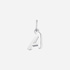 Berlock Sterling Silver 925 - Bokstav A, 10 mm