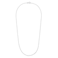 Silverhalsband, ankarkedja - 45 cm / 1 mm