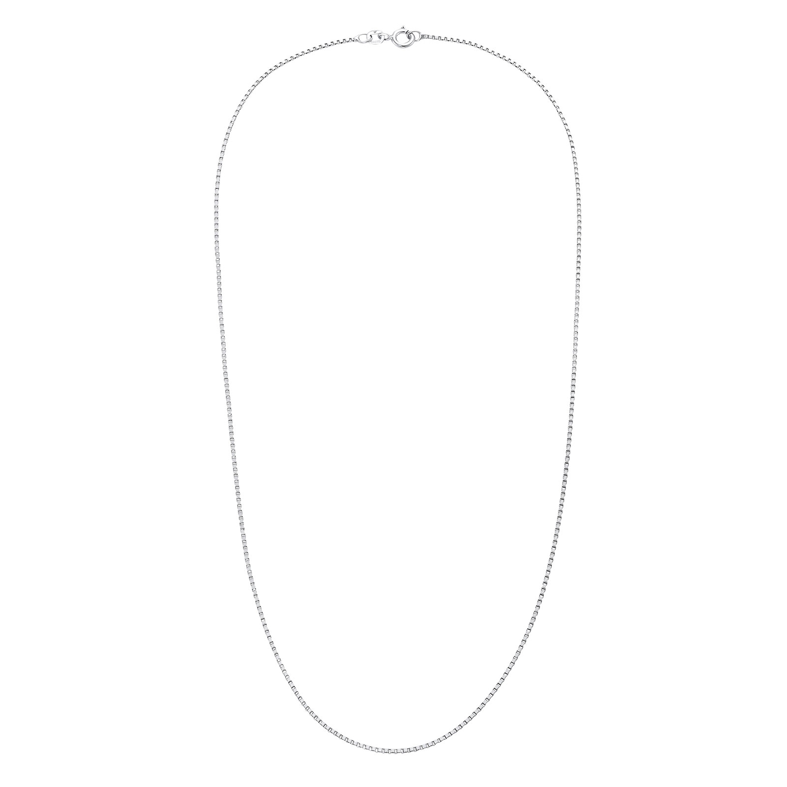 Silverhalsband, venezialänk - 45 cm / 1,5 mm