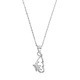 Silverhalsband - berlock vinge, 42 cm