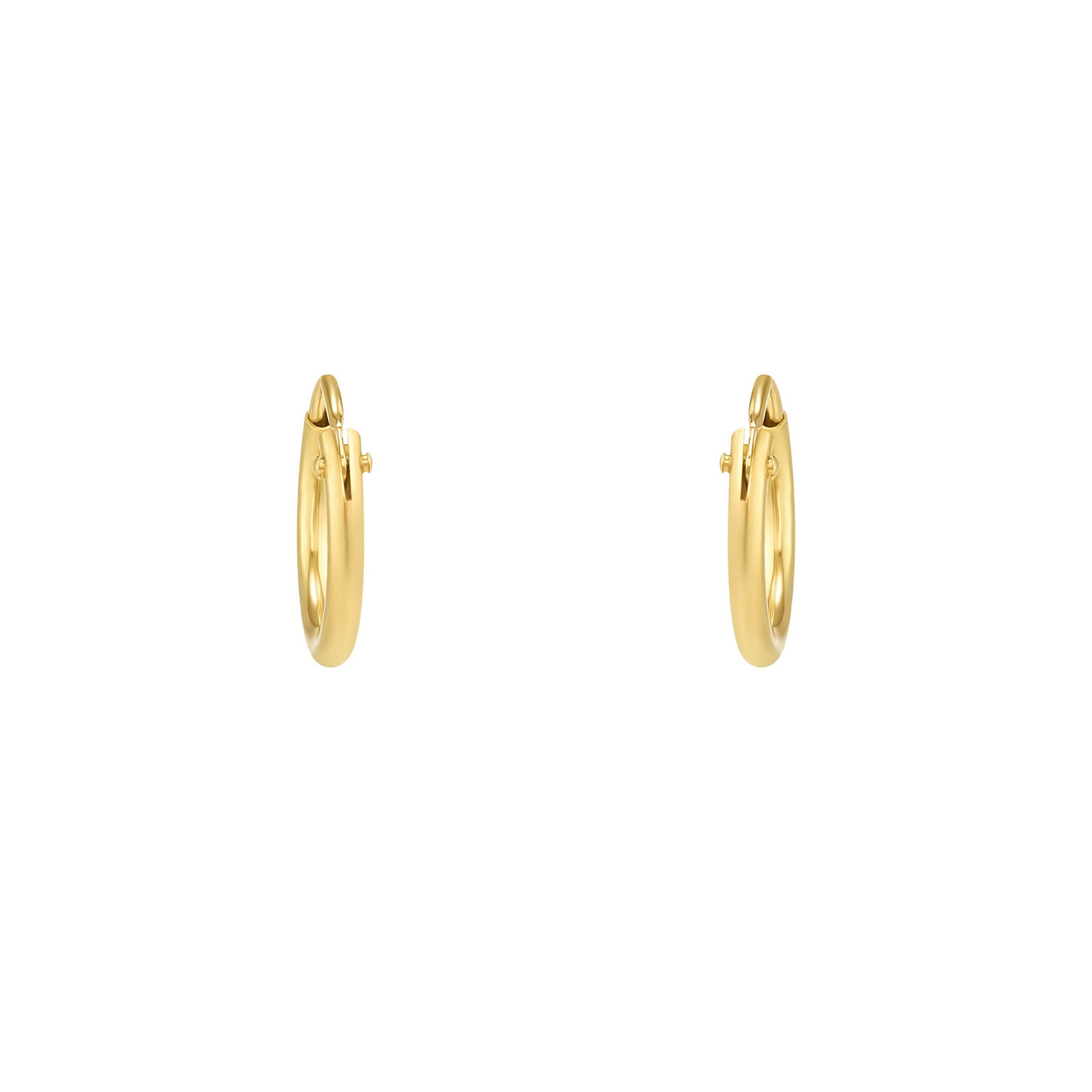 Örhängen 9k guld - hoops 12 mm / 1 mm