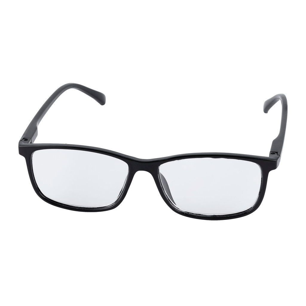 Läsglasögon svart plast +2,0