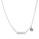 Silverhalsband för barn - bricka & fotboll, , 36+2 cm
