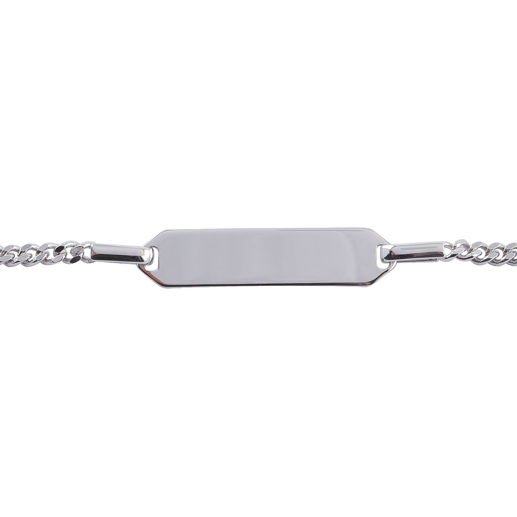 Armband 925 Sterling Silver - bricka & hjärta