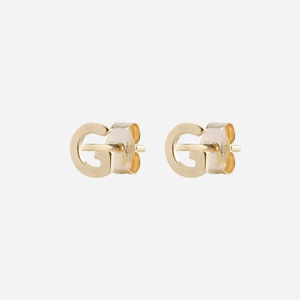 Örhängen 9k guld - Bokstav G