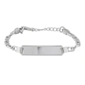 Armband barn äkta silver - bricka, 13+2 cm