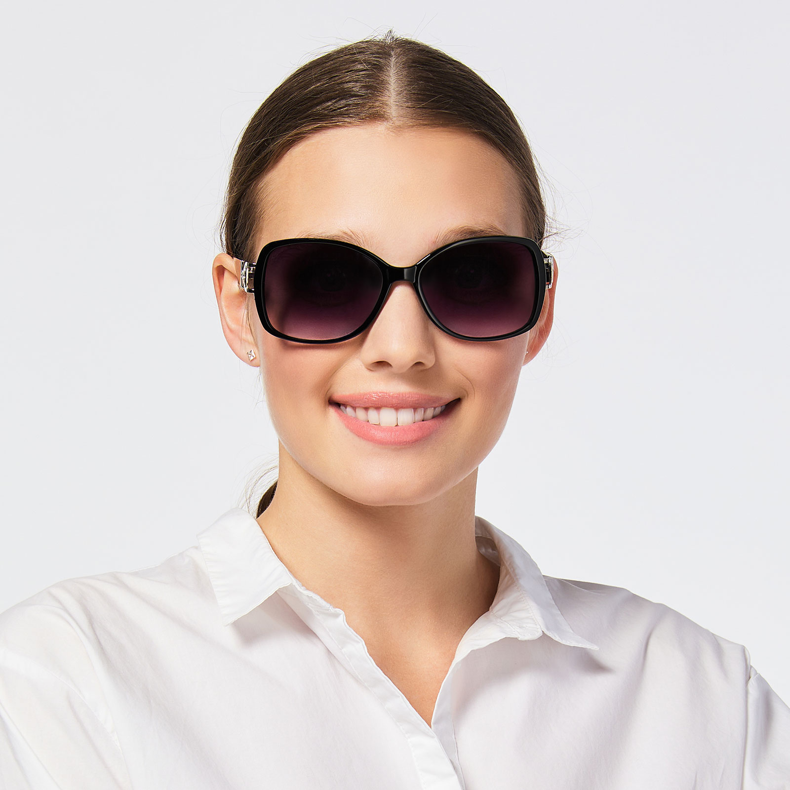 Svarta solglasögon - Square