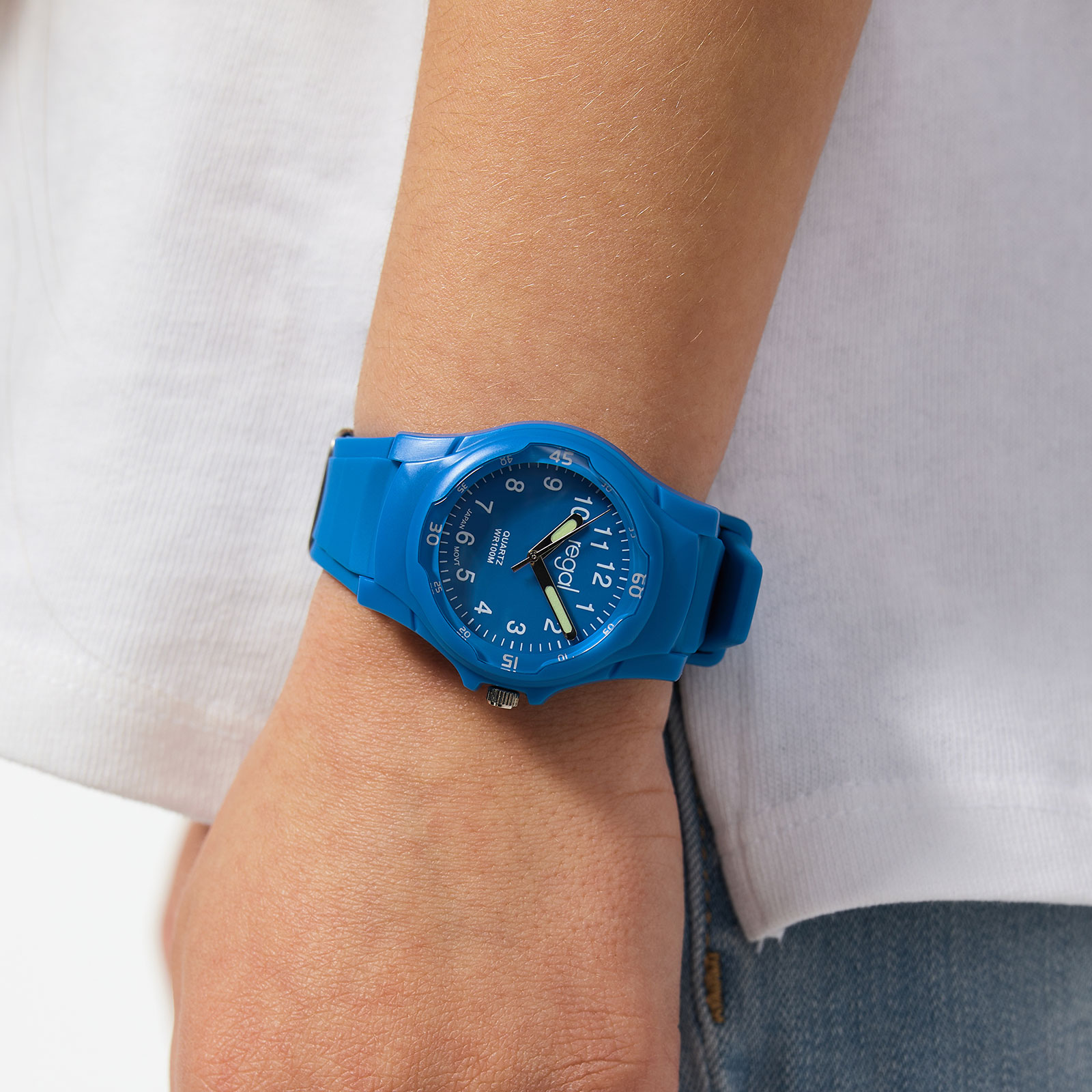 Regal Barnklocka Blå