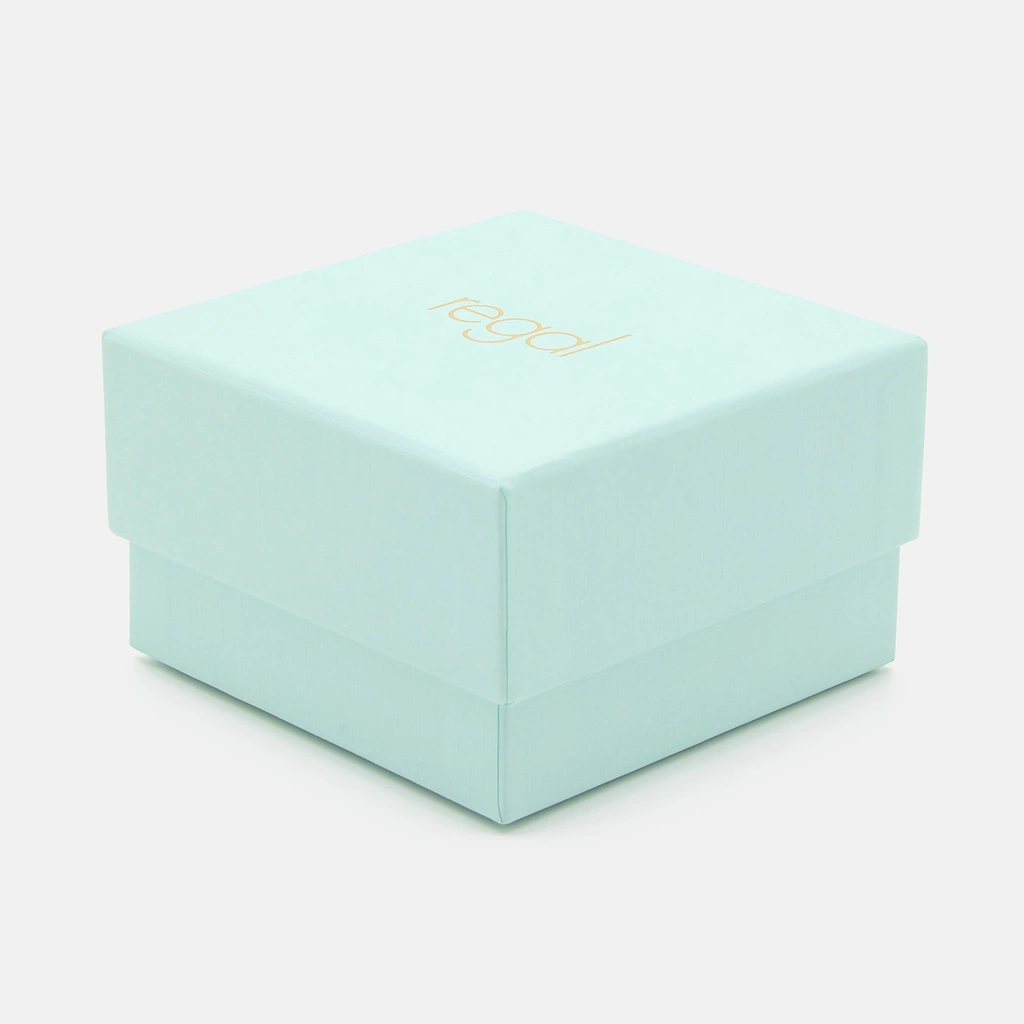 Regal klockset dam - metallband, guldton, 34mm