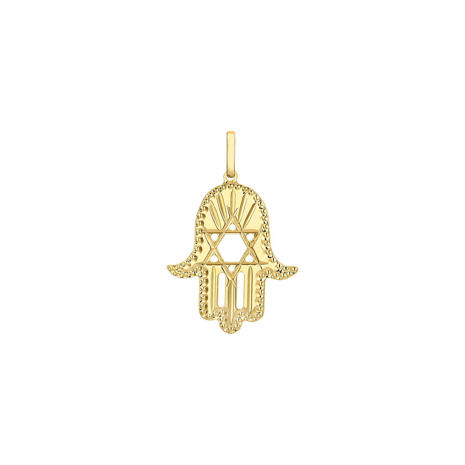 Hängsmycke 9k guld - Hamsa