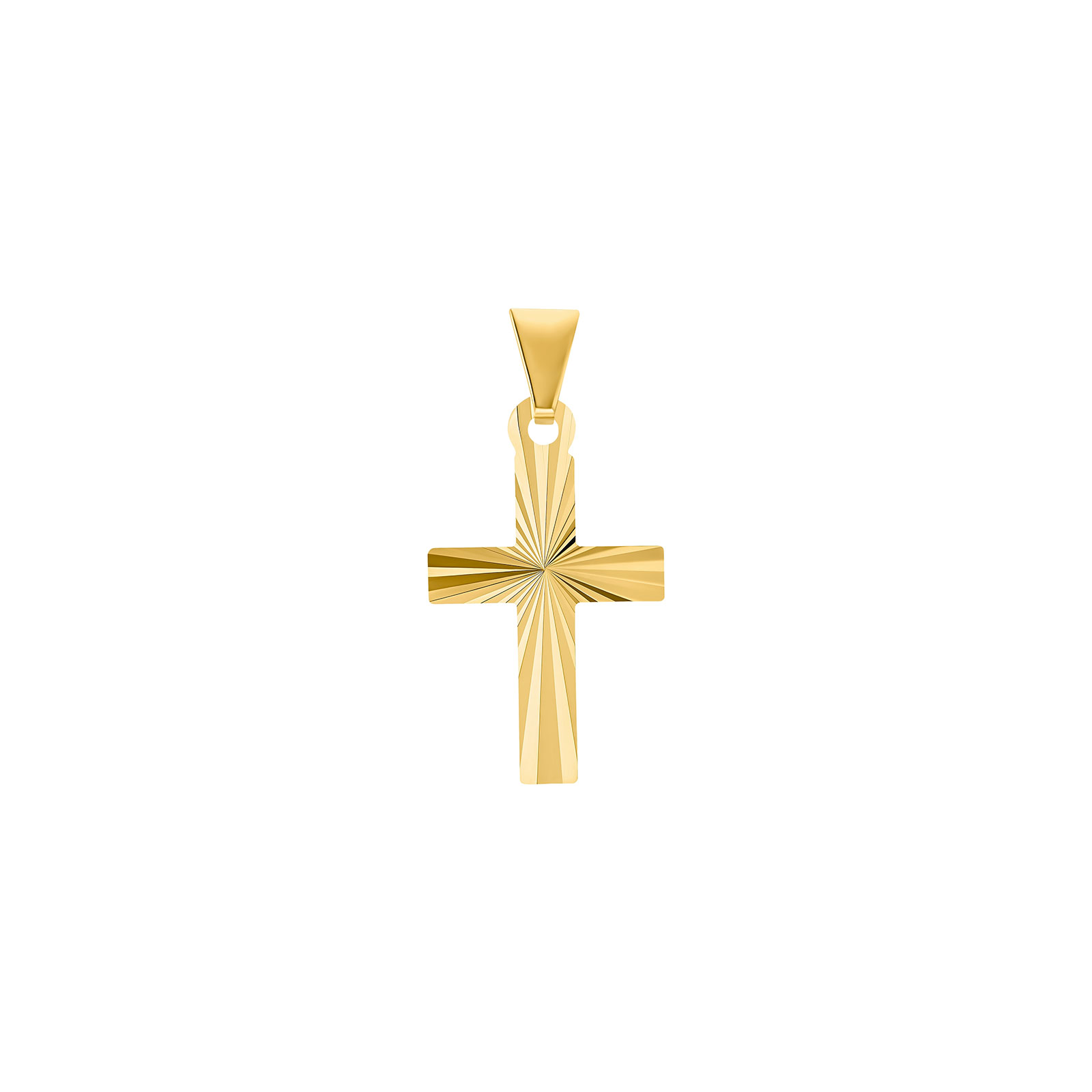 Hängsmycke 9k guld - kors, 18 mm