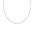 Halsband, pastellfärgade pärlor - 42 cm