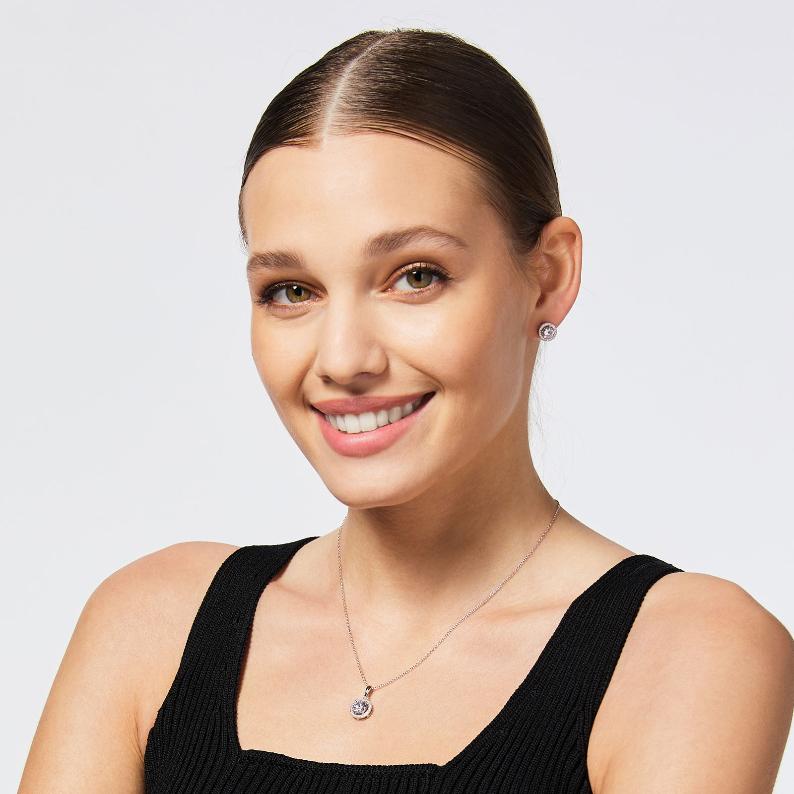 Smyckeset i äkta silver - halo