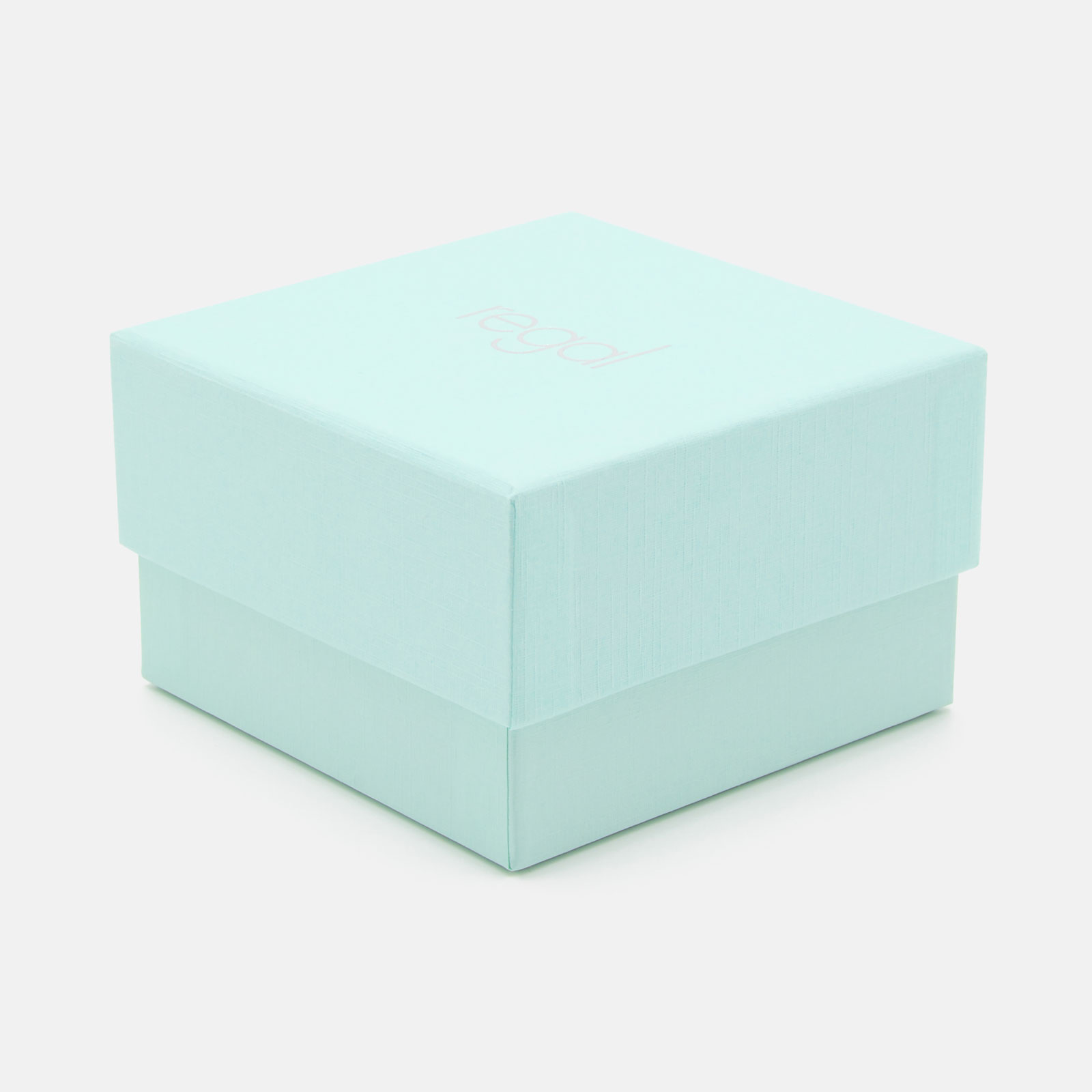 Regal klockset dam - metallband, silverton/vit, 34mm