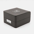 Black Oak Timber herrklocka - svart mesh, 41 mm