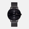 Black Oak Shumardii herrklocka - svart, 42 mm