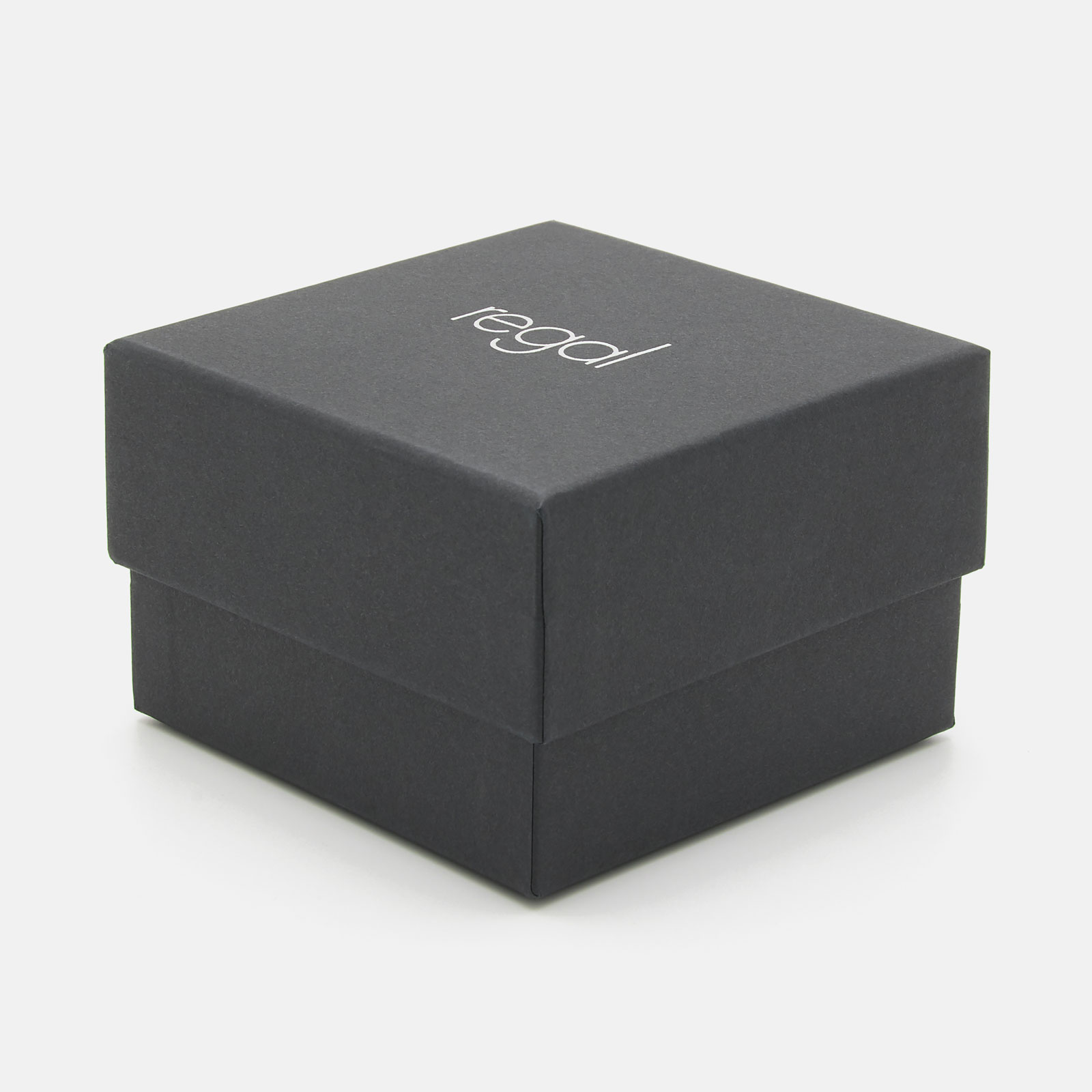 Regal klockset herr -  metallband, silverton/blå, 45mm