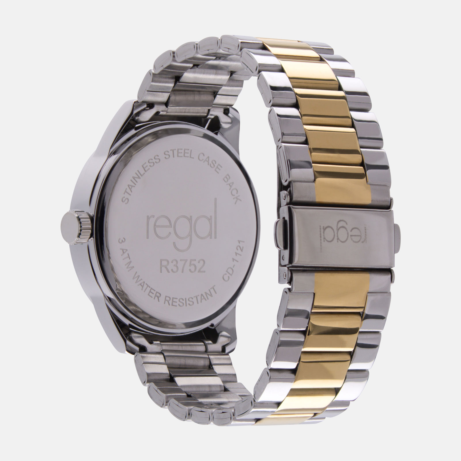 Regal herrklocka - metallband, bicolor/blå, 41mm