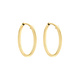 Örhängen 9k guld - rörformade hoops 18 mm