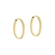 Örhängen 9k guld - mönstrade hoops 15 mm