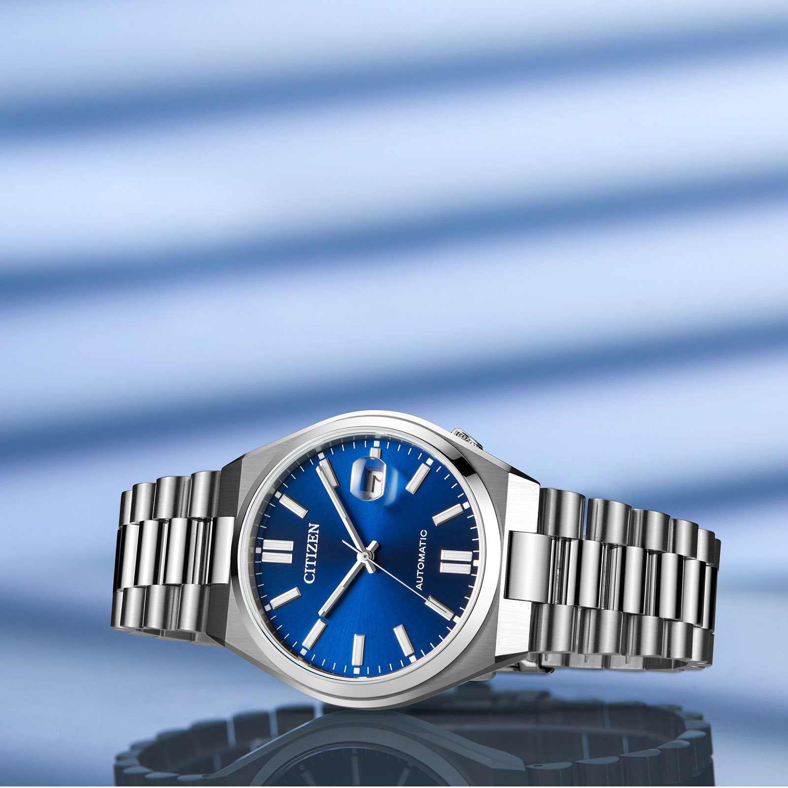 Citizen Tsuyosa automatisk herr - stål/blå NJ0150-81L