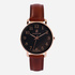 Black Oak klocka - Svart/Brun
