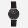 Black Oak Gerardii herrklocka - svart/rosegold, 41 mm