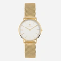 Black Oak Gerardii damklocka - guld/vit, 33 mm