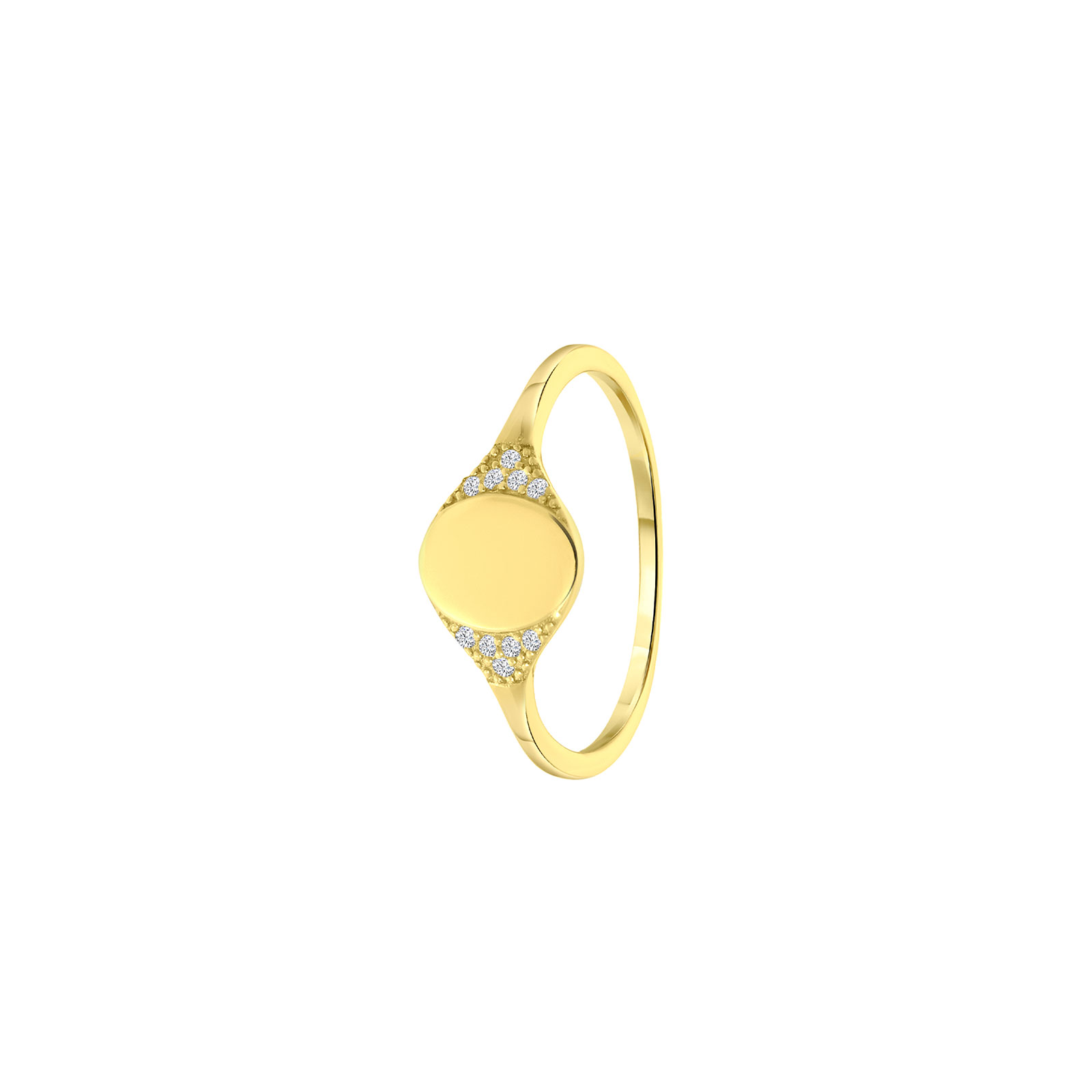 Klackring dam 925 Sterling Silver - rund