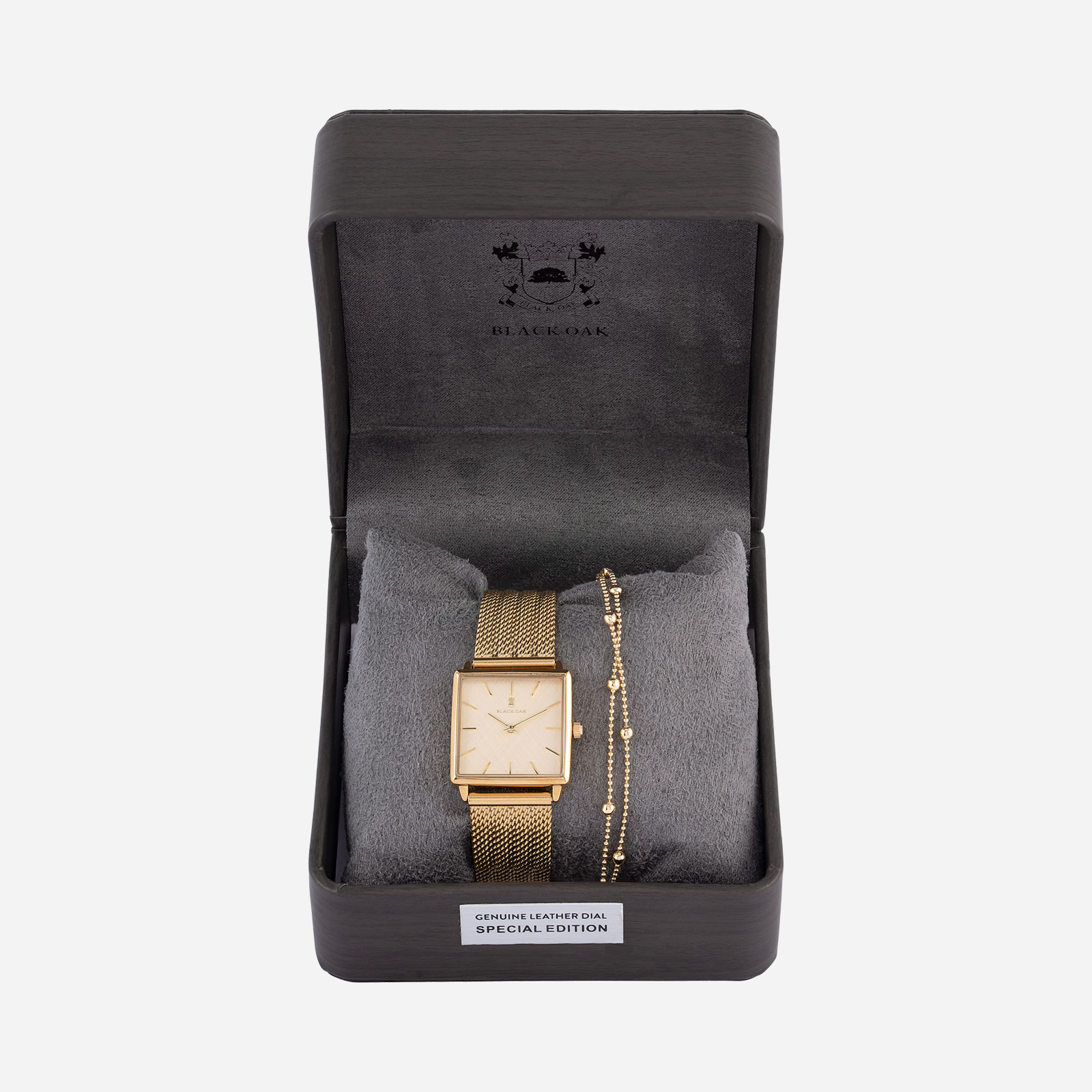 Black Oak Statement klockset - guld, 26mm