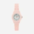 Q&Q barnklocka - gummiband, rosa/vit, 30 mm
