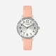 Regal Barnklocka - ljusrosa/silver, strass, 33 mm