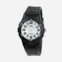 Q&Q barnklocka - gummiband, svart/vit, 32 mm