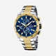 Festina F20562/2 Chrono Sport - herrklocka stål, bicolor/blå, 45mm