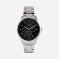 Regal herrklocka - metallband, silverton/svart, 42mm