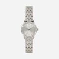 Damklocka - klocka med silverfärgat armband och tavla
