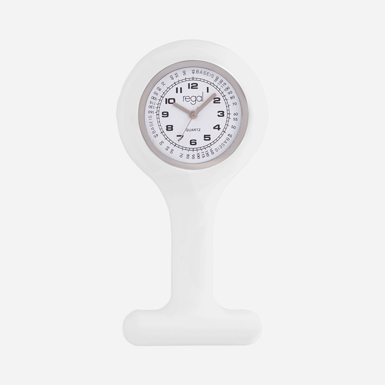 Regal sjuksköterskeur - vit, 42mm diam.