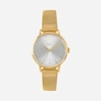 Regal damklocka - meshband, guldton/ljus, 36mm