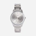 Regal herrklocka - metallband, silverton, 42mm