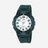 Q&Q herrklocka - gummiband, svart/vit, 40 mm