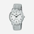 Q&Q herrklocka -  flexband, silver, 38 mm