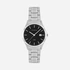 Moretime herrklocka - metallband, silver/svart, 39 mm