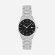 Moretime herrklocka - metallband, silver/svart, 39 mm