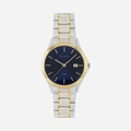 Moretime herrklocka - metallband, bicolor/svart, 39 mm