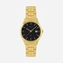 Moretime herrklocka - metallband, guld/svart, 39 mm
