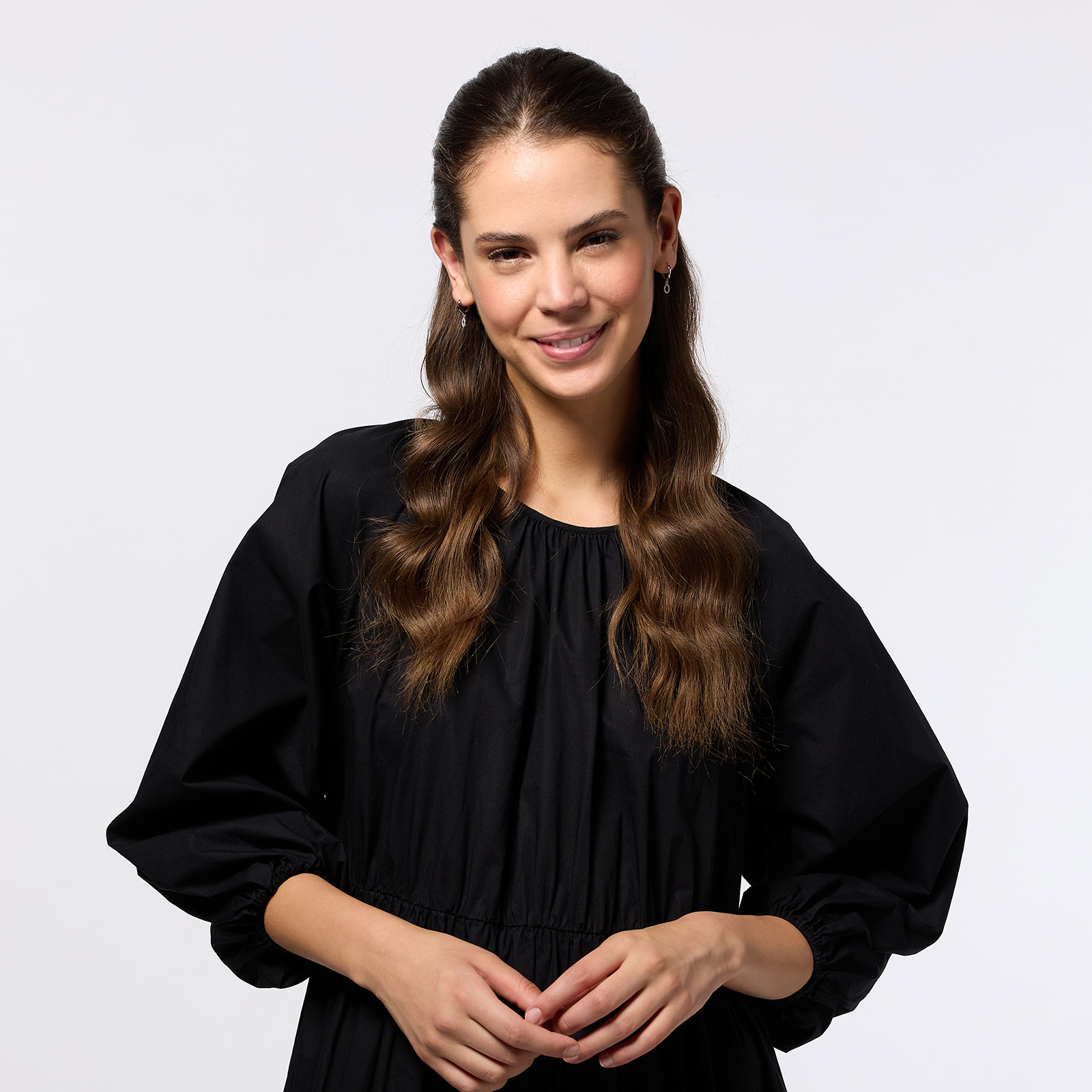 Örhängen äkta silver - hoops, bokstav O