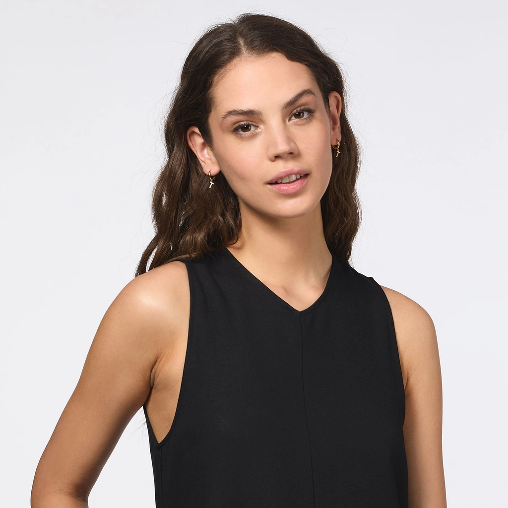 Guldpläterade silverörhängen - hoops T